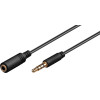 Goobay Headphone And Audio Aux Extension Cable, 4-Pin 3.5 Mm Slim, Cu - (62478)