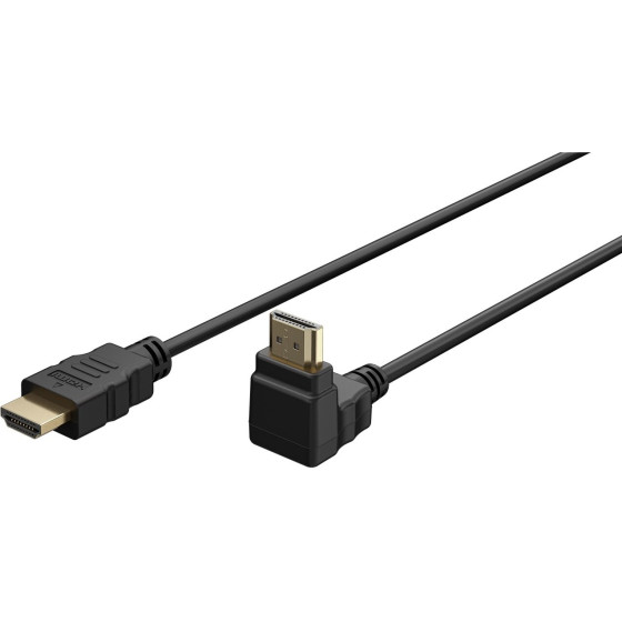 Goobay High Speed HDMI(TM) Cable 90� With Ethernet - (61298)