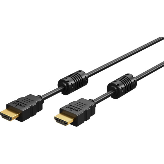 Goobay High Speed HDMI(TM) Cable With Ethernet, Ferrites - (61300)