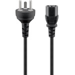 Goobay Iec Cord Denmark Type K, 2 m, Black, (3*0.75 mm�) - (95732)