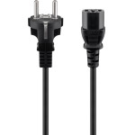 Goobay Iec Cord, 1.8 m, Black, (3*0.75 mm�) - (59571)