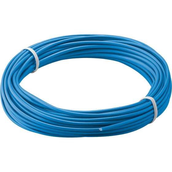 Goobay Insulated Copper Wire, 10 m, Blue - (55039)