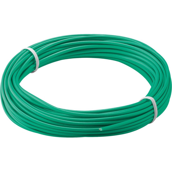 Goobay Insulated Copper Wire, 10 m, Green - (55042)
