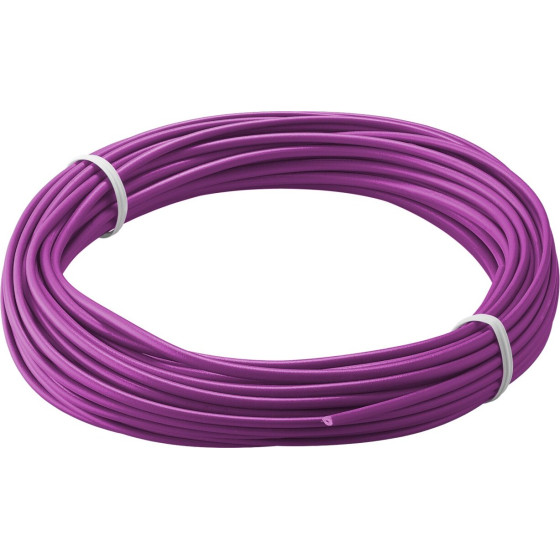 Goobay Insulated Copper Wire, 10 m, Violet - (77407)