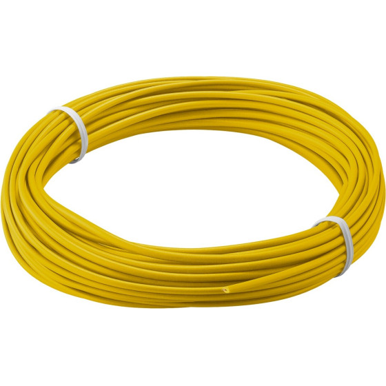 Goobay Insulated Copper Wire, 10 m, Yellow - (55041)