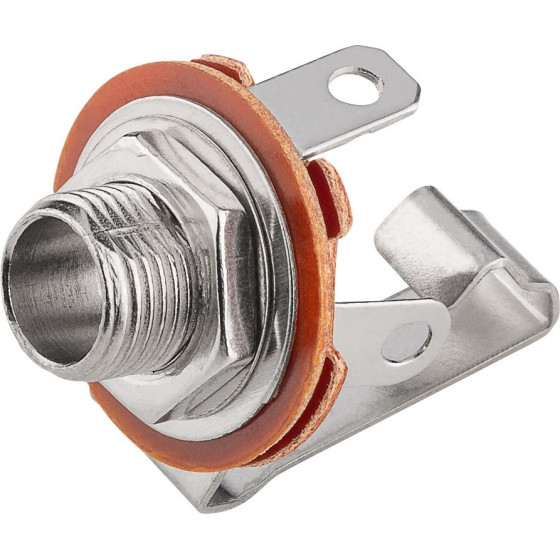 Goobay Jack Chassis Socket - 6.35 Mm - Mono (10 pcs) - (11083)