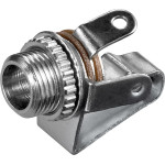 Goobay Jack Chassis Socket With Switch Contact - 3.5 Mm - Mono (10 pcs) - (11093)