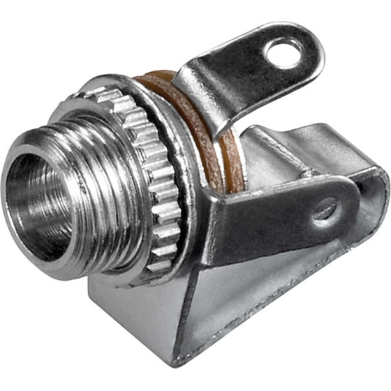 Goobay Jack Chassis Socket With Switch Contact - 3.5 Mm - Mono (10 pcs) - (11093)