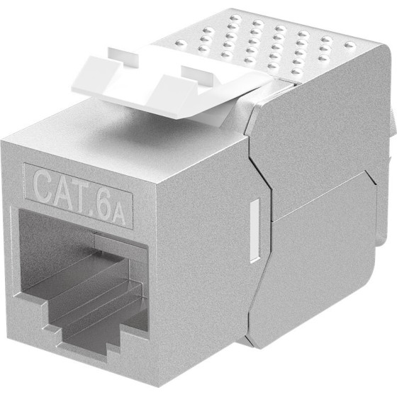 Goobay Keystone Module RJ45 Cat 6A, STP, Slim-Line - (79448)