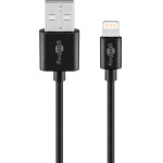 Goobay Lightning Usb Charging And Sync Cable, 1 m, Black - (63523)