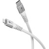 Goobay Lightning USB-C(TM) Supersoft Textile Cable With Metal Plugs, 2 m, White - (74520)