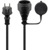 Goobay Mains Cable Outdoor, 25 m, black, (3*1.5 mm�) - (44841)