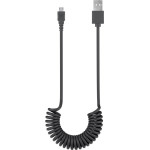 Goobay Micro-Usb Charging And Sync Cable, Spiral Cable - (62334)