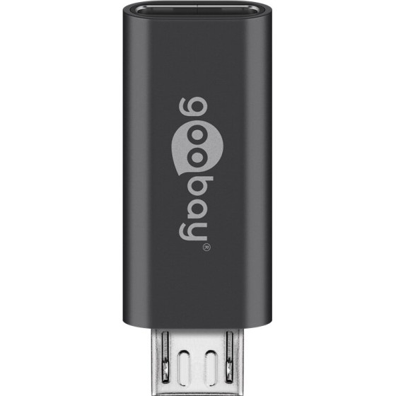 Goobay Micro-USB/USB-C(TM) Otg Hi-Speed Adapter For Connecting Charging Cables - (55553)