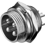 Goobay Microphone Chassis Plug (4-Pin) (10 pcs) - (11232)