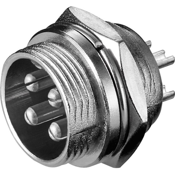 Goobay Microphone Chassis Plug (4-Pin) (10 pcs) - (11232)