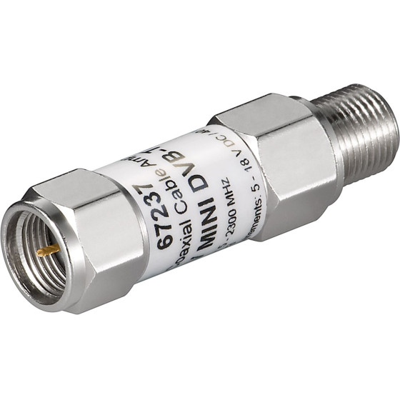 Goobay Mini Coaxial Cable Amplifier 18 Db (DVB-T/SAT) - (67237)