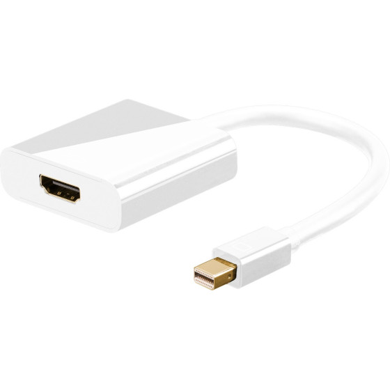 Goobay Mini DisplayPort(TM)/HDMI(TM) Adapter Cable 1.2, gold-Plated - (67880)