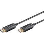 Goobay Optical DisplayPort(TM) Hybrid Connection Cable 2.x(2.0/2.1) (AOC), 40 Gbit/s - (64869)