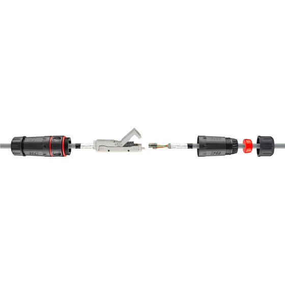 Goobay Outdoor (IP68) Lan Cable Connector, Cat 6 Shielded - (44417)