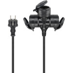 Goobay Outdoor Triple Extension Cable, 25 m, black, (3*1.5 mm�) - (65439)