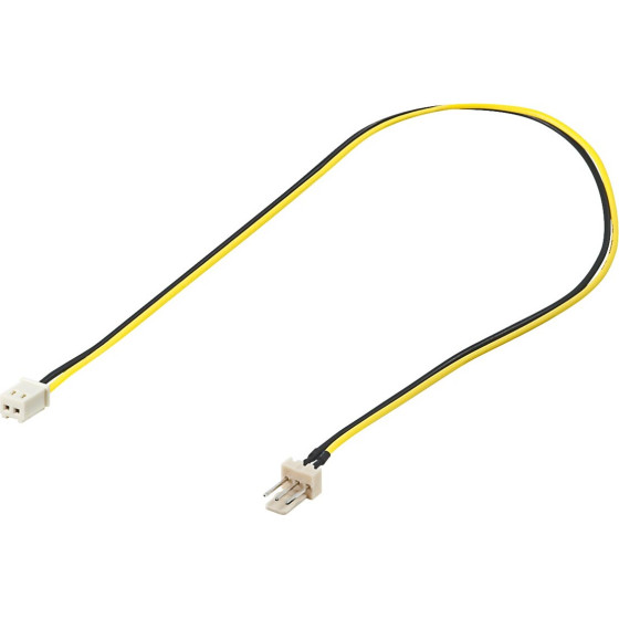 Goobay Pc Fan Power Cable, Extension 3-Pin To 2-Pin - (93628)
