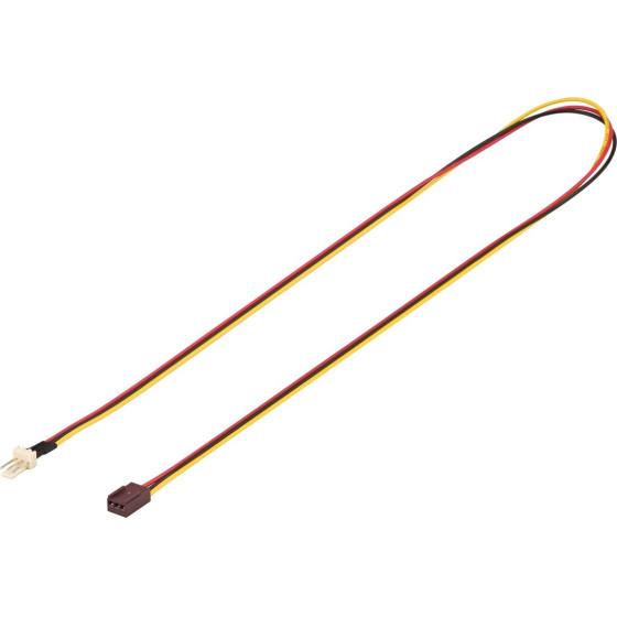 Goobay Pc Fan Power Cable, Extension 3-Pin To 3-Pin - (93876)