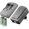 Goobay Photo Battery Charger incl. 2x RCR123 Rechargeable Batteries - (46305)