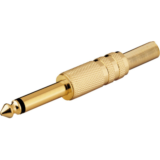 Goobay Plug - 6.35 Mm - Mono (10 pcs) - (11024)