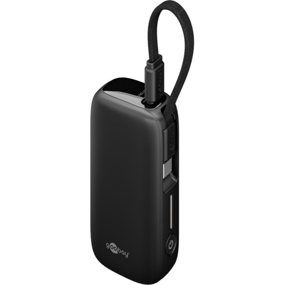 Goobay Power Bank 5,000 Mah With Built-In USB-C(TM) Cable - (76250)