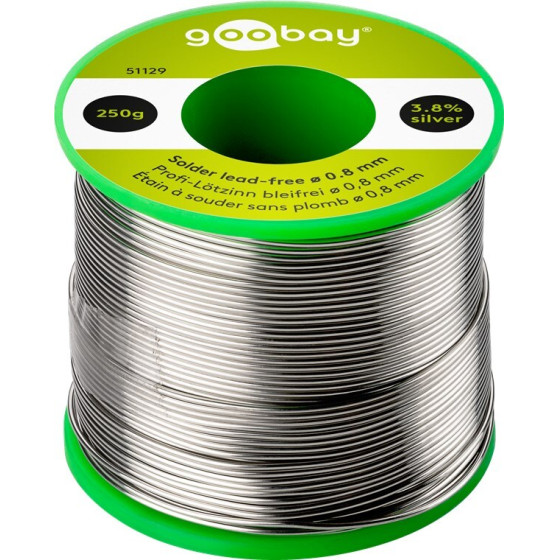 Goobay Professional Solder Lead-Free, ? 0.8 mm, 250 g - (51129)