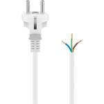 Goobay Protective Contact Cable For Assembly, 1.5 m, White, (3*0.75 mm�) - (51328)
