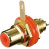 Goobay Rca Female Connector For Housing Assembly With Insulation And Soldered Connection (10 pcs) - (11307)
