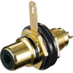 Goobay Rca Female Connector For Housing Assembly With Insulation And Soldered Connection (10 pcs) - (11308)