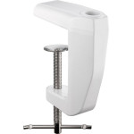 Goobay Replacement Table Clamp For Magnifying Lamps With Articulated Arm, White - (77460)