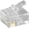 Goobay RJ12 Modular Plug For Flat Cables, 6-Pin (10 pcs) - (50251)