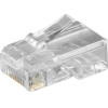 Goobay RJ45 Modular Plug For Flat Cables, 8-Pin (10 pcs) - (50252)