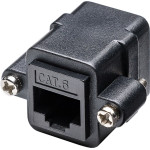 Goobay RJ45 Mounting Adapter With Mounting Flange - (81365)