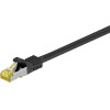 Goobay RJ45 Patch Cord Cat 6A S/Ftp (PiMF), 500 MHz, With Cat 7 Raw Cable, Black - (91680)