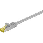 Goobay RJ45 Patch Cord Cat 6A S/Ftp (PiMF), 500 MHz, With Cat 7 Raw Cable, Grey - (91585)
