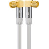 Goobay Sat Antenna Cable (135 dB), 4x Shielded - (70484)