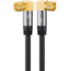 Goobay Sat Antenna Cable (135 dB), 4x Shielded - (70573)