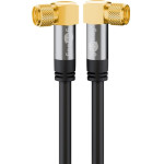 Goobay Sat Antenna Cable (135 dB), 4x Shielded - (70589)