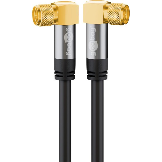 Goobay Sat Antenna Cable (135 dB), 4x Shielded - (70589)