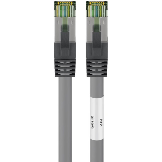 Goobay Cat 8.1 Patch Cord, S/Ftp (PiMF), Grey - (55138)