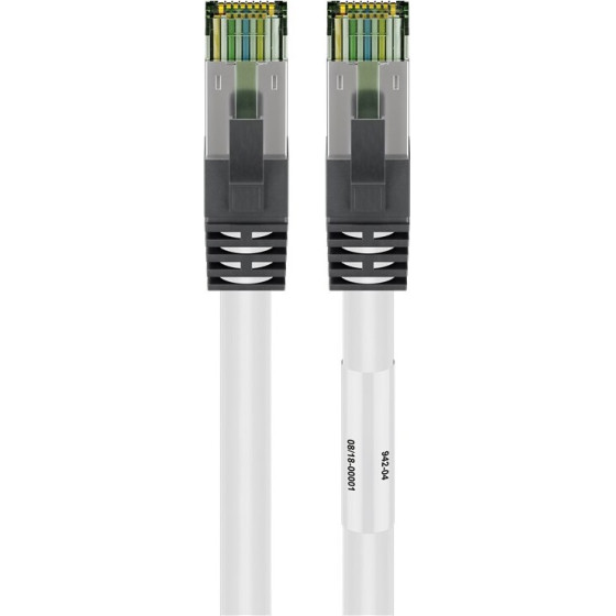 Goobay Cat 8.1 Patch Cord, S/Ftp (PiMF), White - (55124)