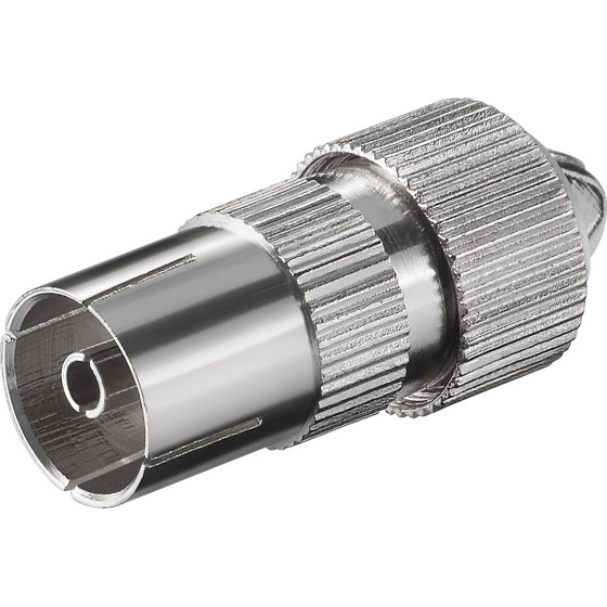 Goobay Coaxial Coupling With Screw Fixing (10 pcs) - (11480)