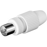 Goobay Coaxial Quick Plug With Clamp Fixing (10 pcs) - (11942)