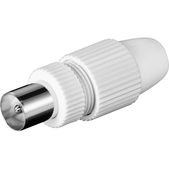 Goobay Coaxial Quick Plug With Clamp Fixing (10 pcs) - (11942)