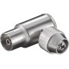 Goobay Coaxial Right-Angle Coupling With Screw Fixing (10 pcs) - (11488)